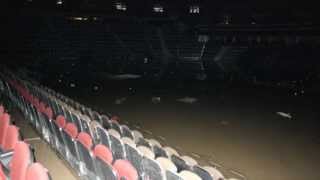 Calgarys Saddledome A look inside a devastated arena [upl. by Thielen426]