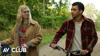 All The Bright Places Elle Fanning and Justice Smith on whats best about the Midwest [upl. by Mcferren916]