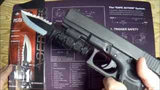 LaserLyte Pistol Bayonet Product Review installed on Glock 17 [upl. by Rubinstein115]