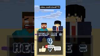 Please help Herobrine to throw bedrock stick 💀💀💀💀💀 minecraft minecraftanimation [upl. by Assille910]