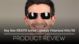 RayBan RB3379 Active Lifestyle Polarized Sunglasses Review [upl. by Werd]