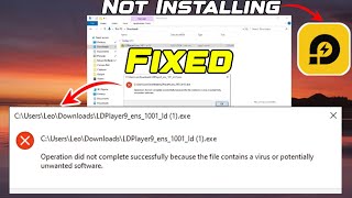 How to Fix Installing Error LDPlayer on All Windows In Just 1 Minutes [upl. by Eicrad649]