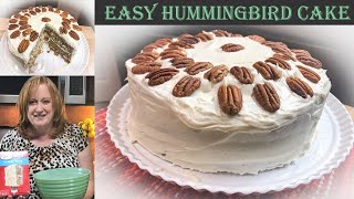 HUMMINGBIRD CAKE RECIPE  Made Easy with Box Cake Mix [upl. by Walker]