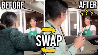 Drive Thru Swap Husband vs Wife [upl. by Hung]