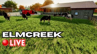 A New Bale Shed amp Collecting Manure 💩  Elmcreek Live Stream  Farming Simulator 22  PS5 [upl. by Caesaria881]