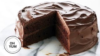 Professional Baker Teaches You How To Make CHOCOLATE CAKE [upl. by Shum]