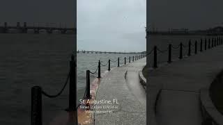 St Augustine FL on 10924 before Hurricane Milton milton staugustine florida [upl. by Adnesor]