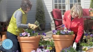 ASK MARTHA Container Gardening  Home HowTo Series  Martha Stewart [upl. by Vernita]