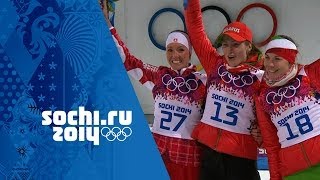 Biathlon  Womens 15km Individual  Darya Domracheva Wins Gold  Sochi 2014 Winter Olympics [upl. by Sheehan]