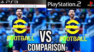 eFootball PES 22 PS3 Vs PS2 [upl. by Grey]