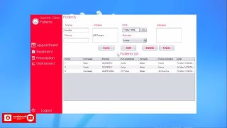 Dental Clinic Management Using Java [upl. by Yenots]