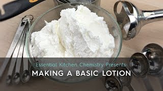 How to Guide Making a Basic Lotion [upl. by Ykcul972]