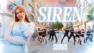 KPOP IN PUBLIC 선미 SUNMI quot사이렌 Sirenquot  Dance Cover by NEW G from Barcelona [upl. by Atteynad]