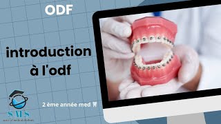 Cours  introduction à lorthopédie dentofascialemodule dodf 2 ème année [upl. by Eedak]