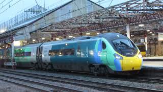 Trains at Derby  Uttoxeter  Stoke on Trent  Crewe  Chester Tamworth  December 23  January 24 [upl. by Arim]