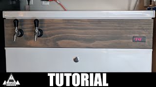 Keezer Faucet Temp Control CO2 Line Routing Installation  Tutorial [upl. by Wardle]