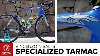 Vincenzo Nibalis Custom Painted Specialized SWorks Tarmac [upl. by Nahte511]