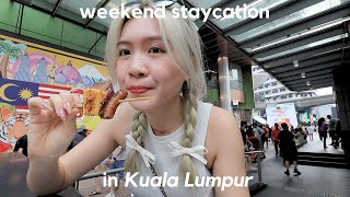 🌦️ staycation in Kuala Lumpur huge lululemon haul grocery shopping🛍️ [upl. by Ramah]