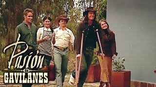 Pasion de Gavilanes  Juan sale del hospital [upl. by Krispin949]