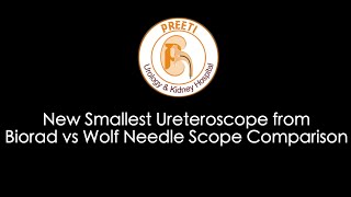 New Smallest Ureteroscope from Biorad vs Wolf Needle Scope Comparison [upl. by Ellatsyrc]