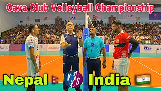 Amazing Match🇮🇳 India Vs Nepal🇳🇵Set  2  Cava Club Championship At Nepal [upl. by Euqinoj404]