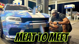 TAKING MEAT TO A CAR MEET PRANK😱 [upl. by Donough]