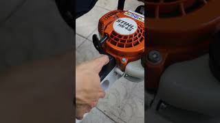 Como funcionar un podador STIHL HS 45 [upl. by Bobbette]