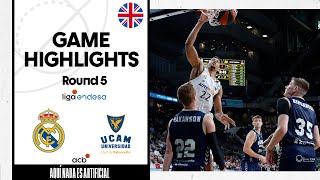 Real Madrid  UCAM Murcia 10692 GAME HIGHLIGHTS  Liga Endesa 202324 [upl. by Naihr]