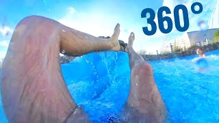 Best Waterslide 360° Whitewater Rapids 360 VR Rafting [upl. by Altaf777]