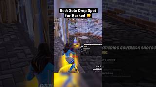 Best Solo Drop Spot For Ranked 😍 fortnite shorts [upl. by Brennan567]