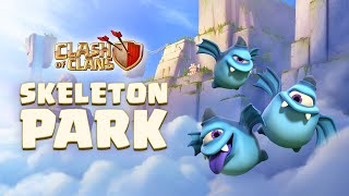 Enter SKELETON PARK Clash of Clans New Update  Clan Capital [upl. by Ifok]