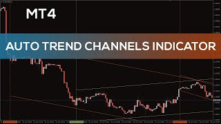 Auto Trend Channels Indicator for MT4  BEST REVIEW [upl. by Adnawahs]