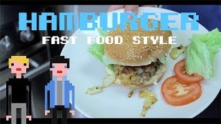 Hamburger fast food style  Zelf koken voor minder dan 5€  BudgetFoodNL [upl. by Googins218]