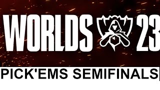 Pickems Predictions  Semifinals  League of Legends Worlds 2023 [upl. by Donnell]