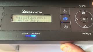 Configurazione wifi stampante Samsung Xpress M2070FW [upl. by Anytsirhc]