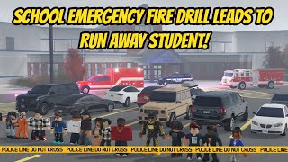 Greenville Wisc Roblox l School Emergency Fire Drill Student MANHUNT Chase Roleplay [upl. by Forelli598]