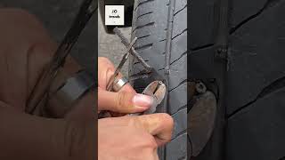 How to fix A Nail in your Tire fix diy tyre [upl. by Slaby]