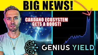 Genius Yield LAUNCHES As Cardano Breaks NEW RECORD [upl. by Natika]