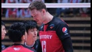 Dmitry Muserskiy I Suntory Sunbirds I Japan Volleyball I Best Spikes [upl. by Bower]