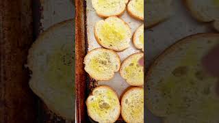 Easy Crostini Recipe Tutorial [upl. by Allets202]