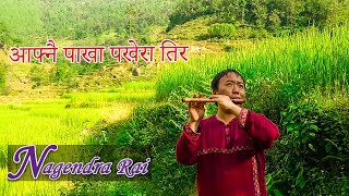 Nagendra Rai flute coveraafnai pakha pakhera tira [upl. by Kuehnel385]