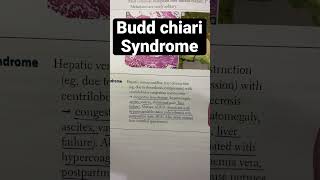 Budd chiari syndrome USMLE first aid FCPS PART one Step one PLAB [upl. by Attey]