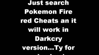 Pokemon DarkCry How to get cheats [upl. by Oliva]