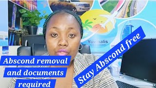 HOW TO REMOVE ABSCOND AND DOCUMENTS REQUIRED DUBAI VISIT VISA [upl. by Oina]