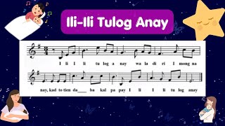 IliIli Tulog Anay Grade 4 Song with Instrumental lower key D minor [upl. by Htenek]