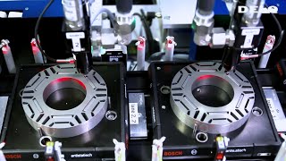 How to dispense adhesives for electronic motors  Magnet bonding with DELO DUALBOND [upl. by Sheilah10]