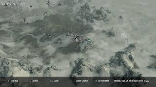 Skyrim Tundra Home Stead Challenge 10  after crash [upl. by Mcconaghy]