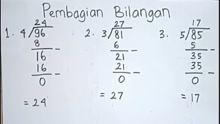 MATEMATIKA KELAS 3 SD  PEMBAGIAN BILANGAN DENGAN CARA POROGAPIT BERSUSUN [upl. by Caesaria]