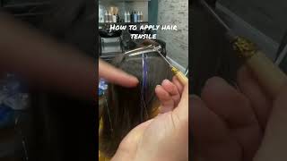 How to apply hair tinsel fairy hair shorts [upl. by Llewkcor911]