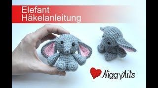 Elefant Häkelanleitung  Häkelerfahrungen sollten vorhanden sein [upl. by Hayouqes459]